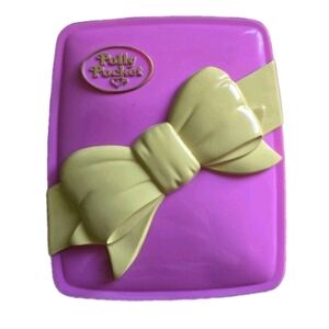1994 COMPLETE Polly Pocket Starbright Dinner Party Candy Box Compact WORKS vtg